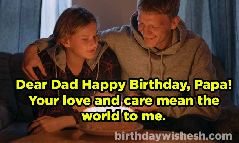 Simple Happy Birthday Wishes For Papa